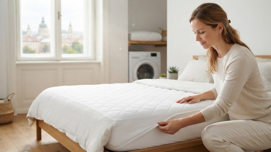 Mosható matracvédő 90 fokon az allergiás hálószobába